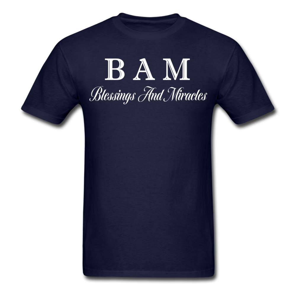 BAM Unisex Classic T-Shirt - navy