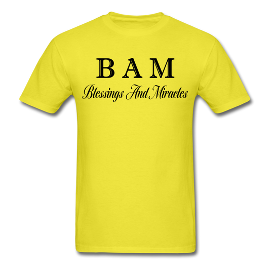 BAM Unisex Classic T-Shirt - yellow