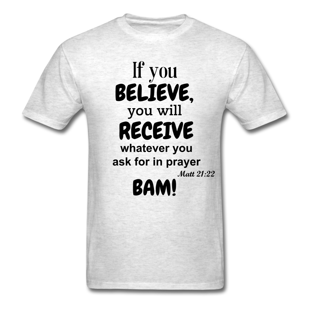 BAM Unisex Classic T-Shirt - light heather gray
