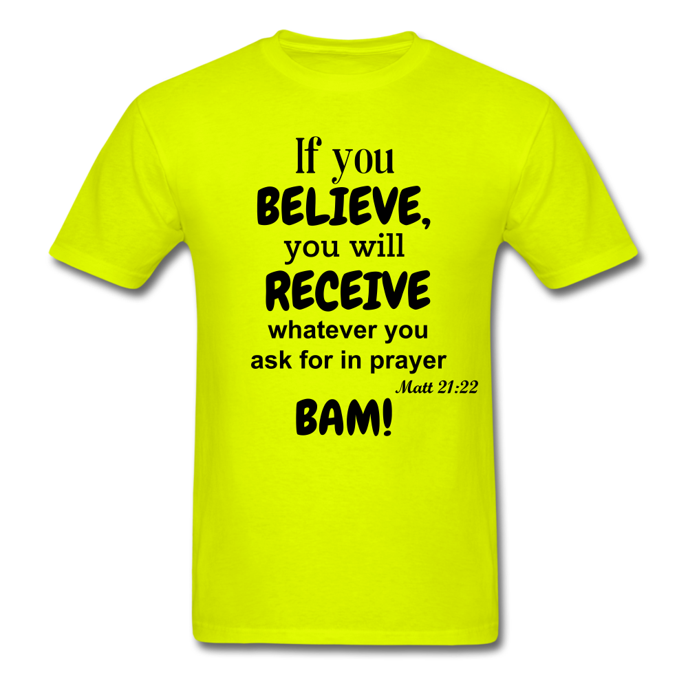 BAM Unisex Classic T-Shirt - safety green