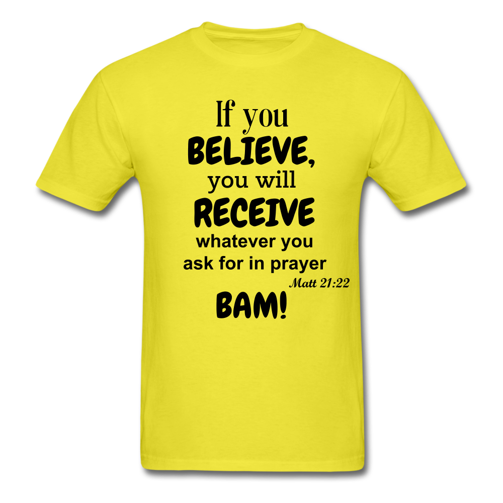 BAM Unisex Classic T-Shirt - yellow