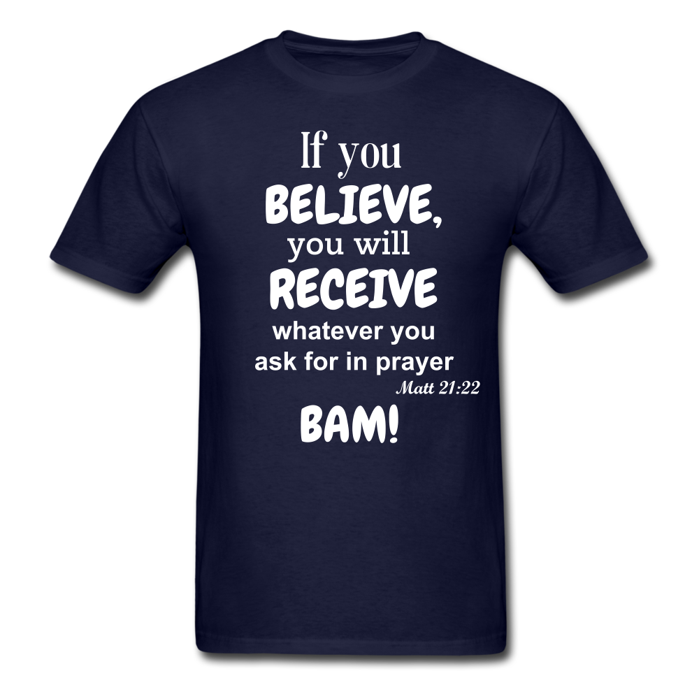 BAM Unisex Classic T-Shirt - navy