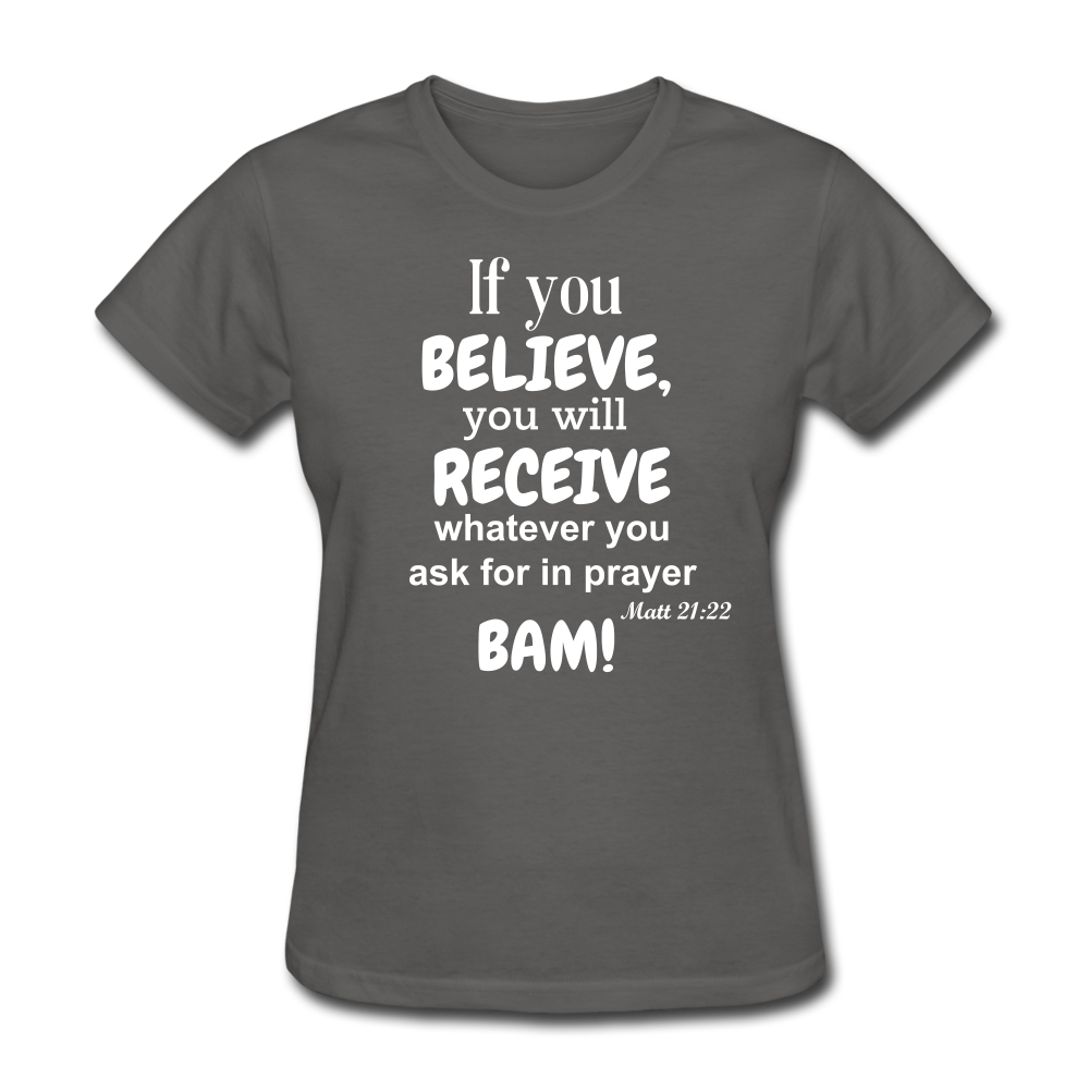 BAM Women's T-Shirt - charcoal