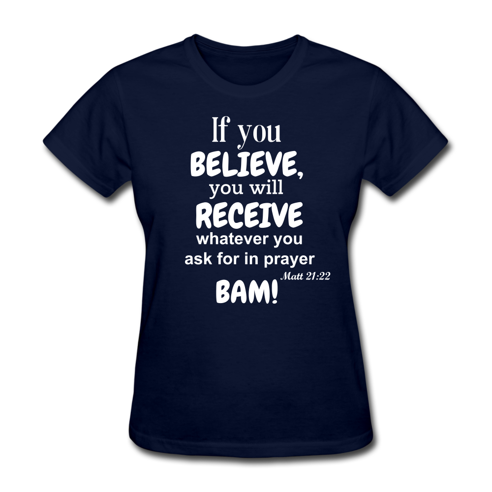 BAM Women's T-Shirt - navy