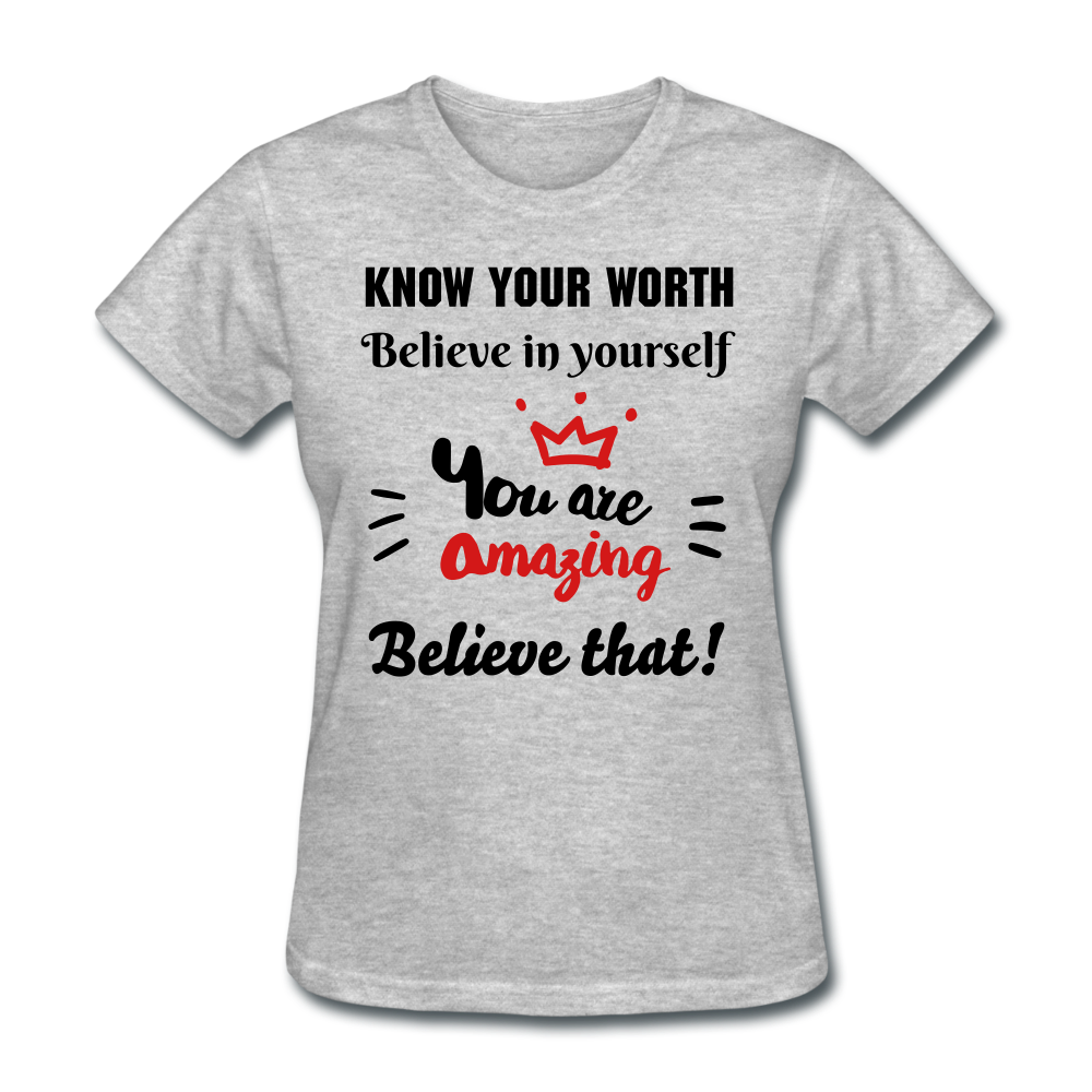 You Are Amazing Women's T-Shirt - heather gray