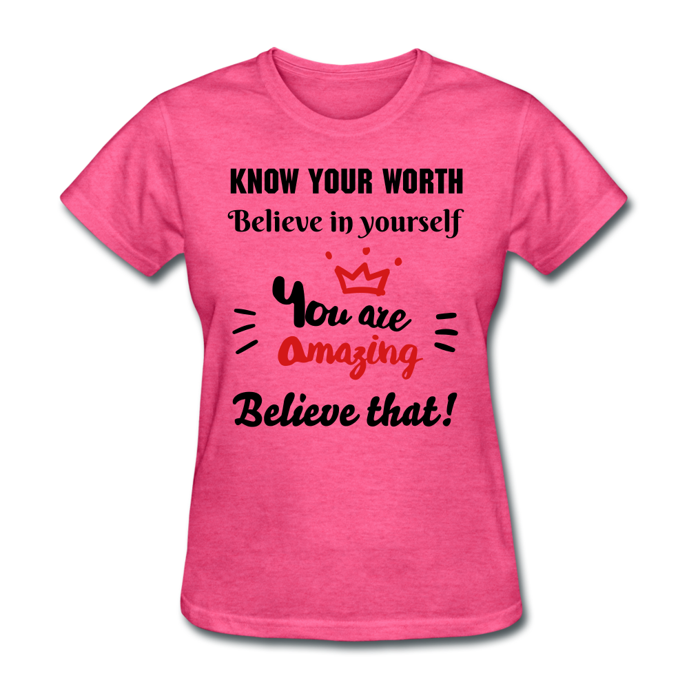 You Are Amazing Women's T-Shirt - heather pink