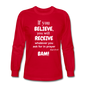 BAM Men's Long Sleeve T-Shirt - red