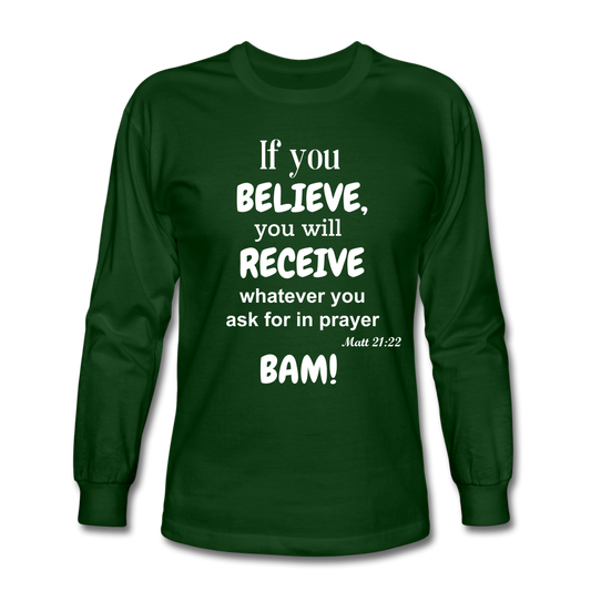BAM Men's Long Sleeve T-Shirt - forest green
