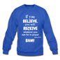 BAM Unisex Crewneck Sweatshirt - royal blue
