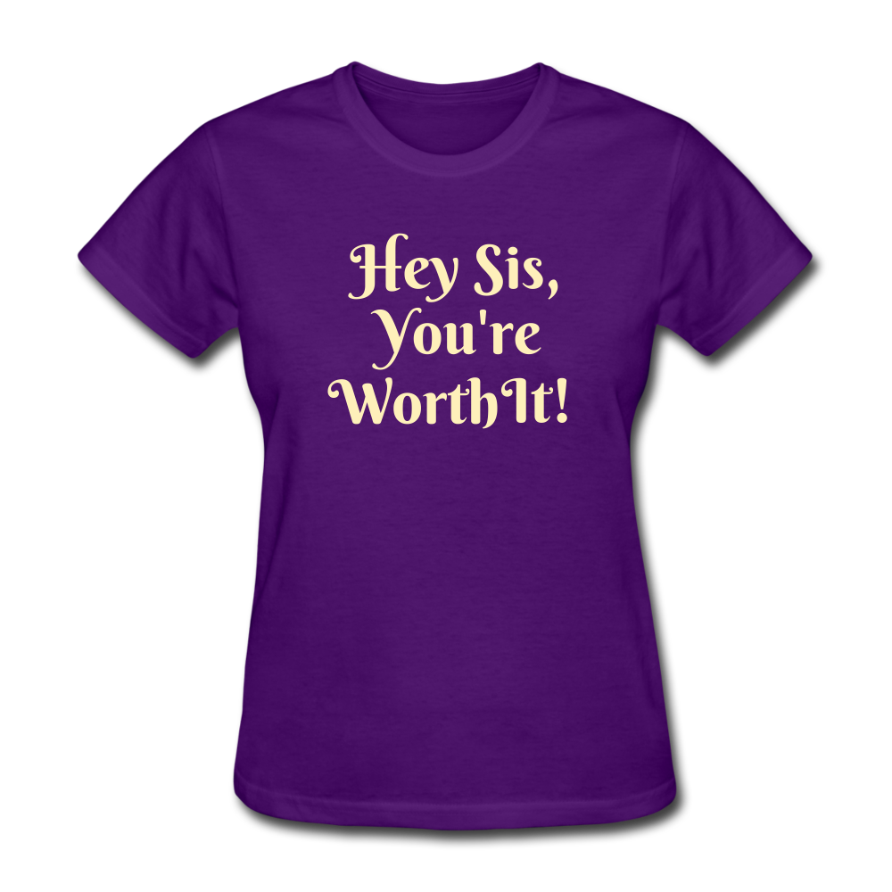 Hey SIs Women’s Premium T-Shirt - purple