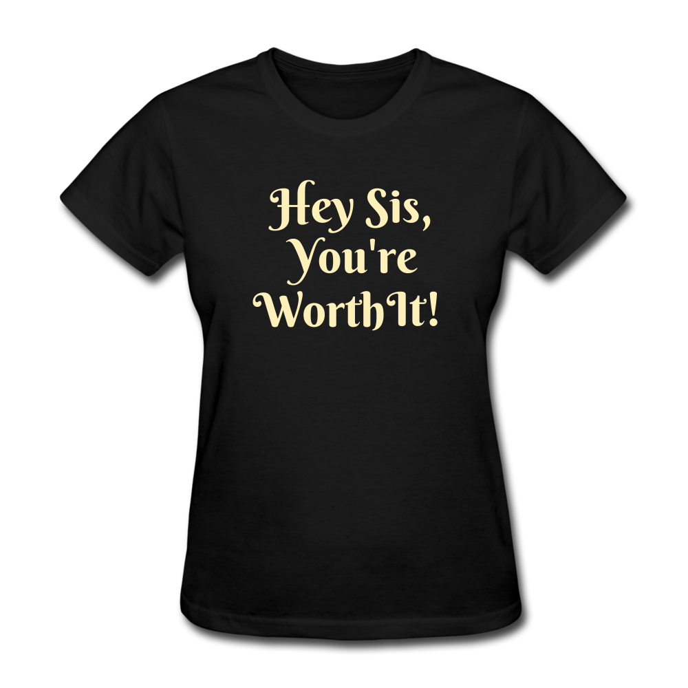 Hey SIs Women’s Premium T-Shirt - black