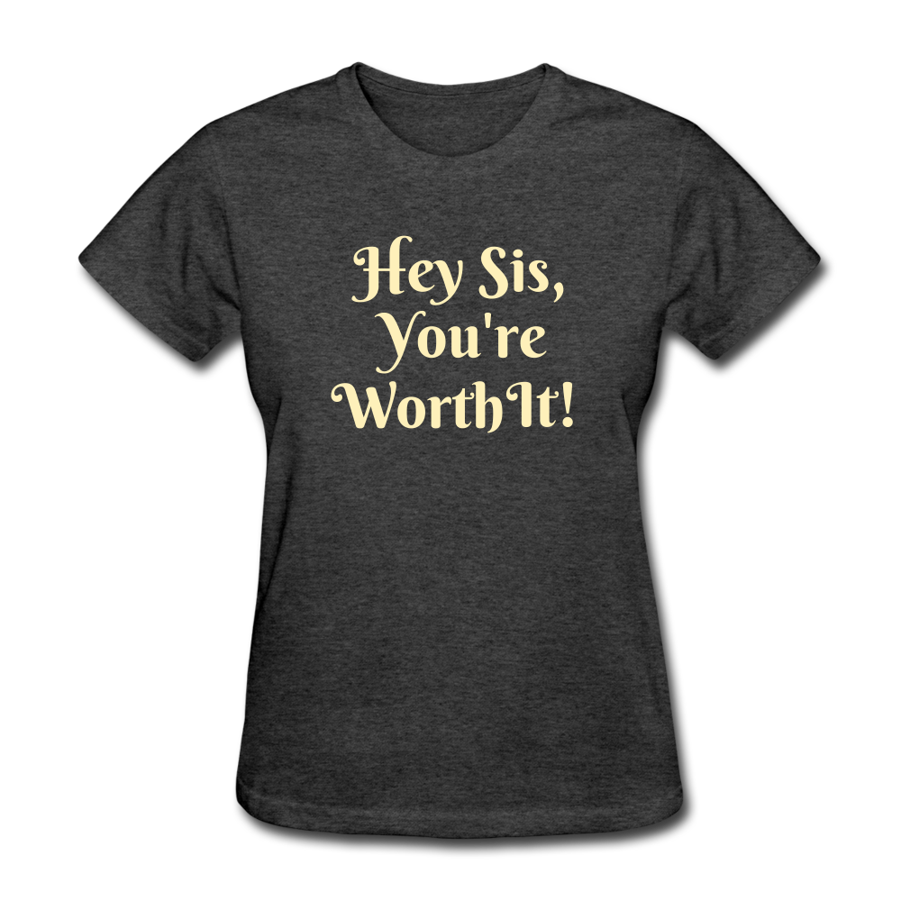 Hey SIs Women’s Premium T-Shirt - heather black
