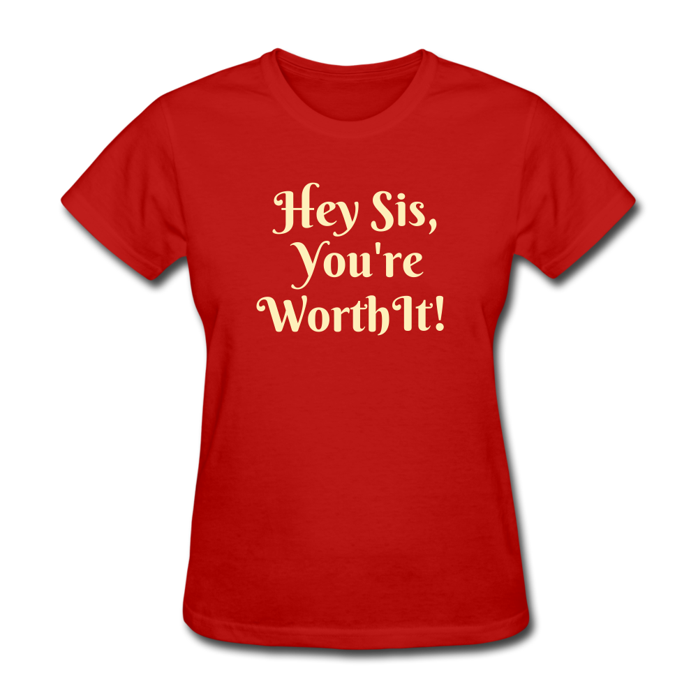 Hey SIs Women’s Premium T-Shirt - red