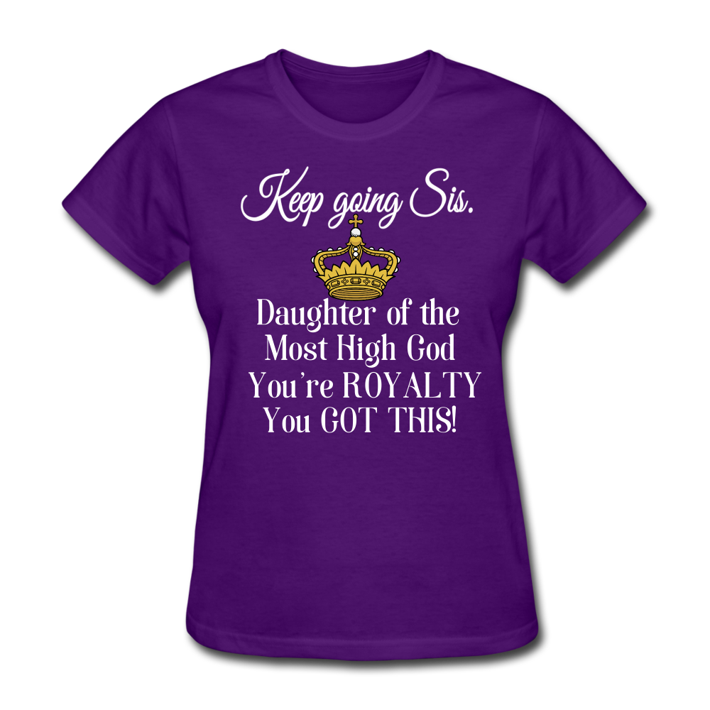 Keep Going Sis Women's T-Shirt - purple