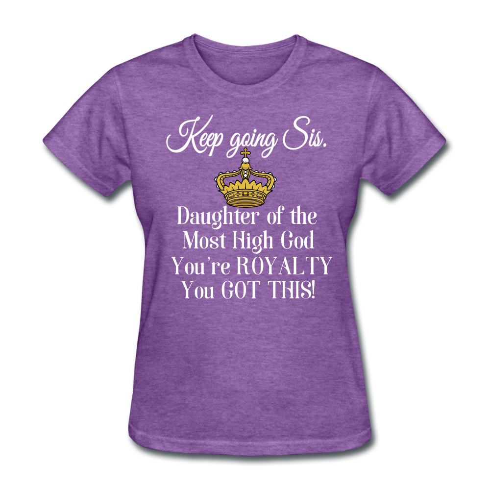 Keep Going Sis Women's T-Shirt - purple heather