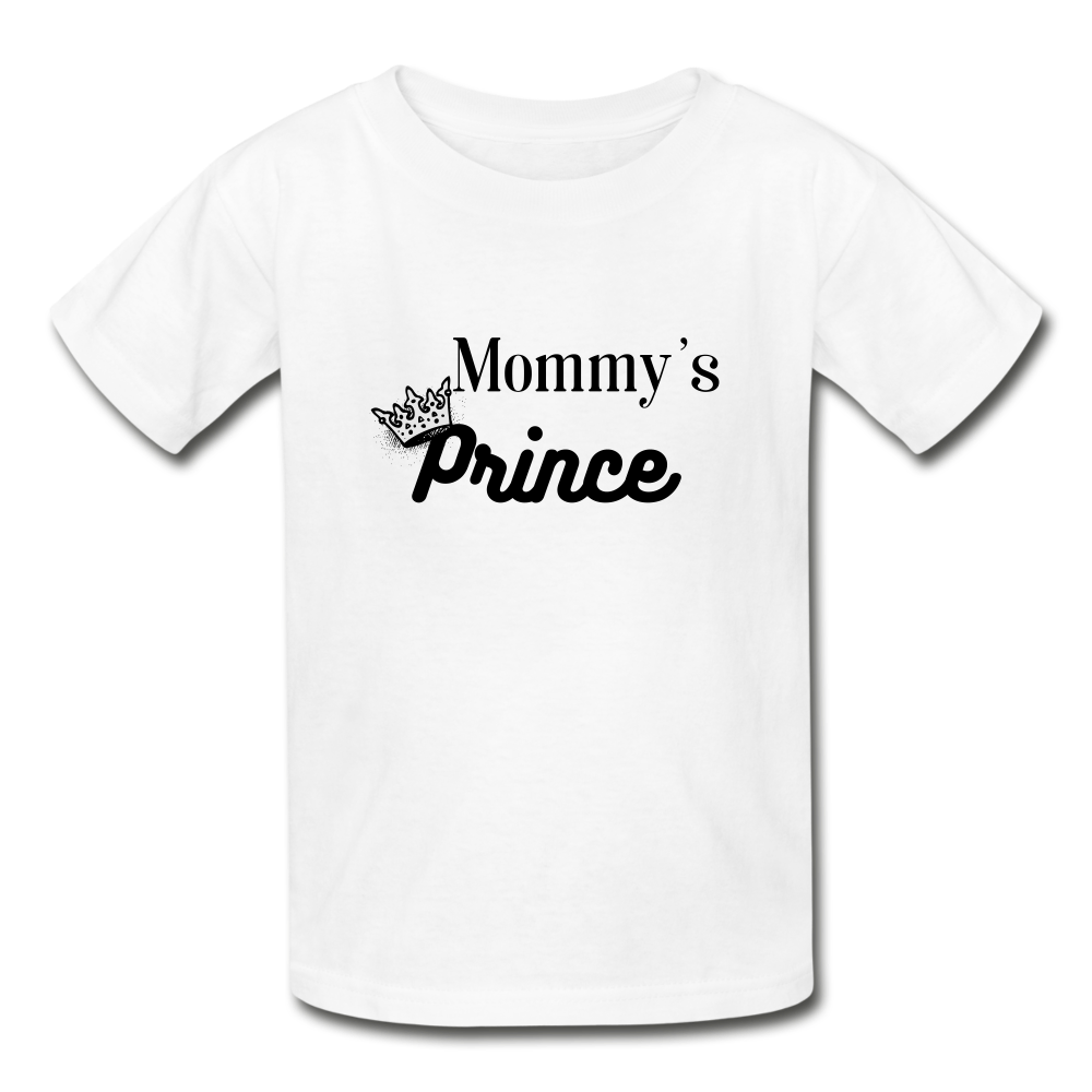 Prince Gildan Ultra Cotton Youth T-Shirt - white