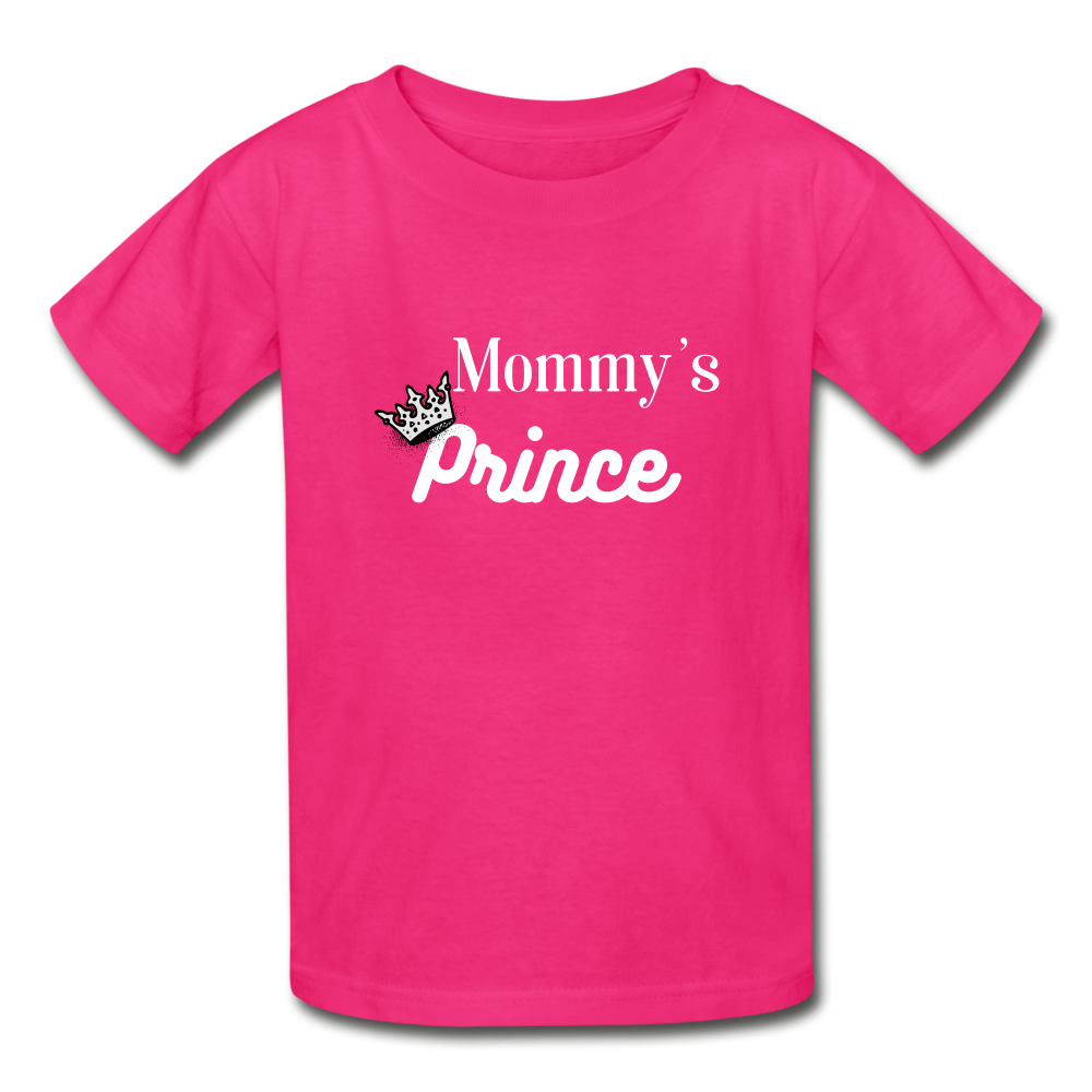 Prince Gildan Ultra Cotton Youth T-Shirt - fuchsia