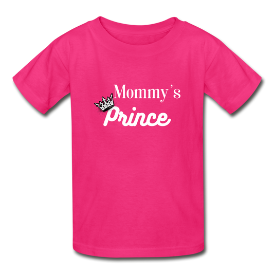 Prince Gildan Ultra Cotton Youth T-Shirt - fuchsia