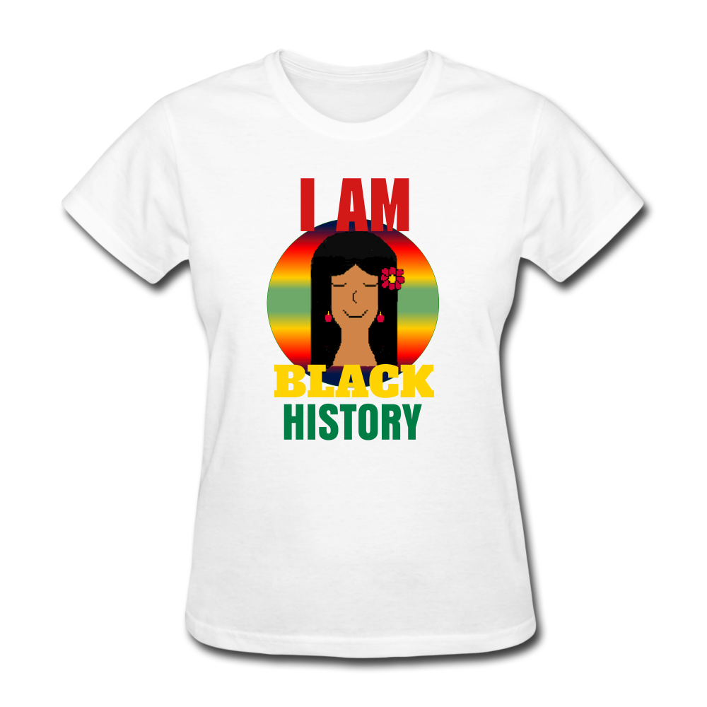 I Am Black History Women's T-Shirt - white