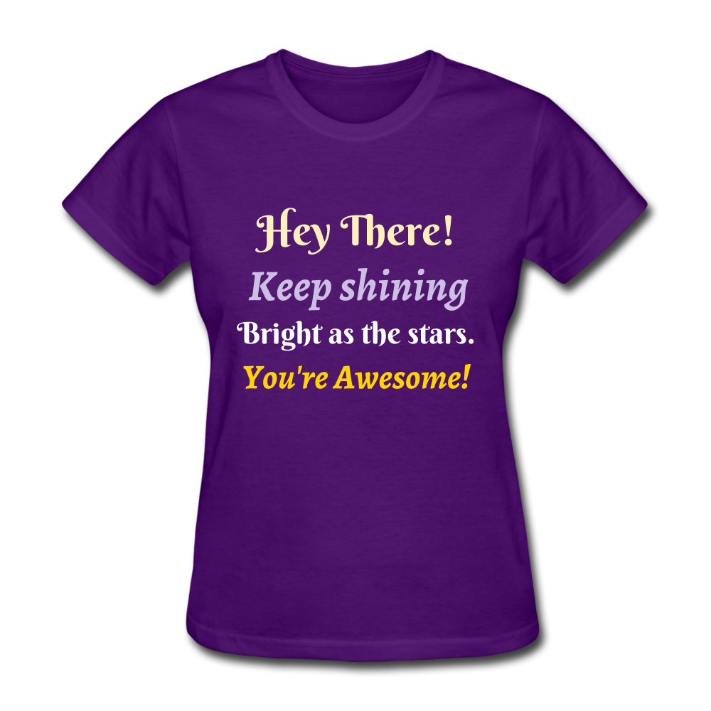 Hey There Women's T-Shirt - purple