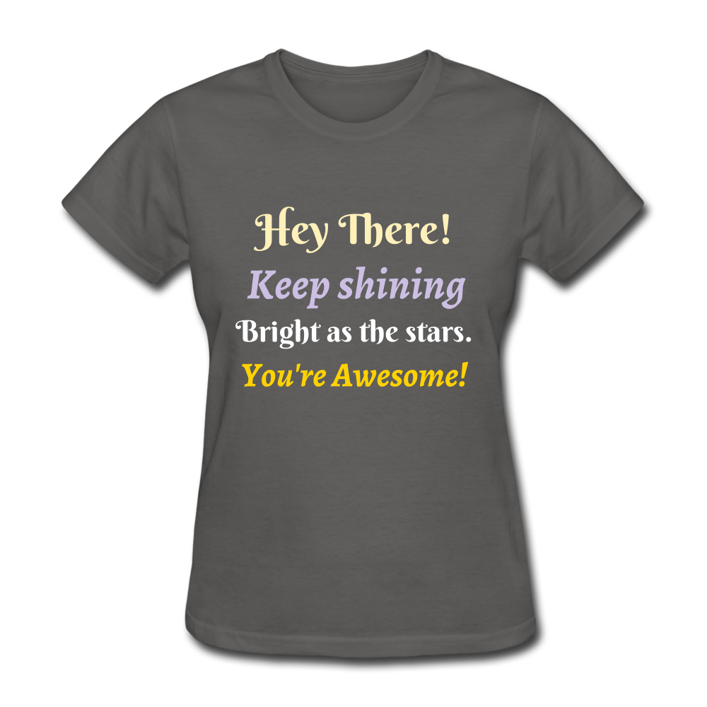 Hey There Women's T-Shirt - charcoal