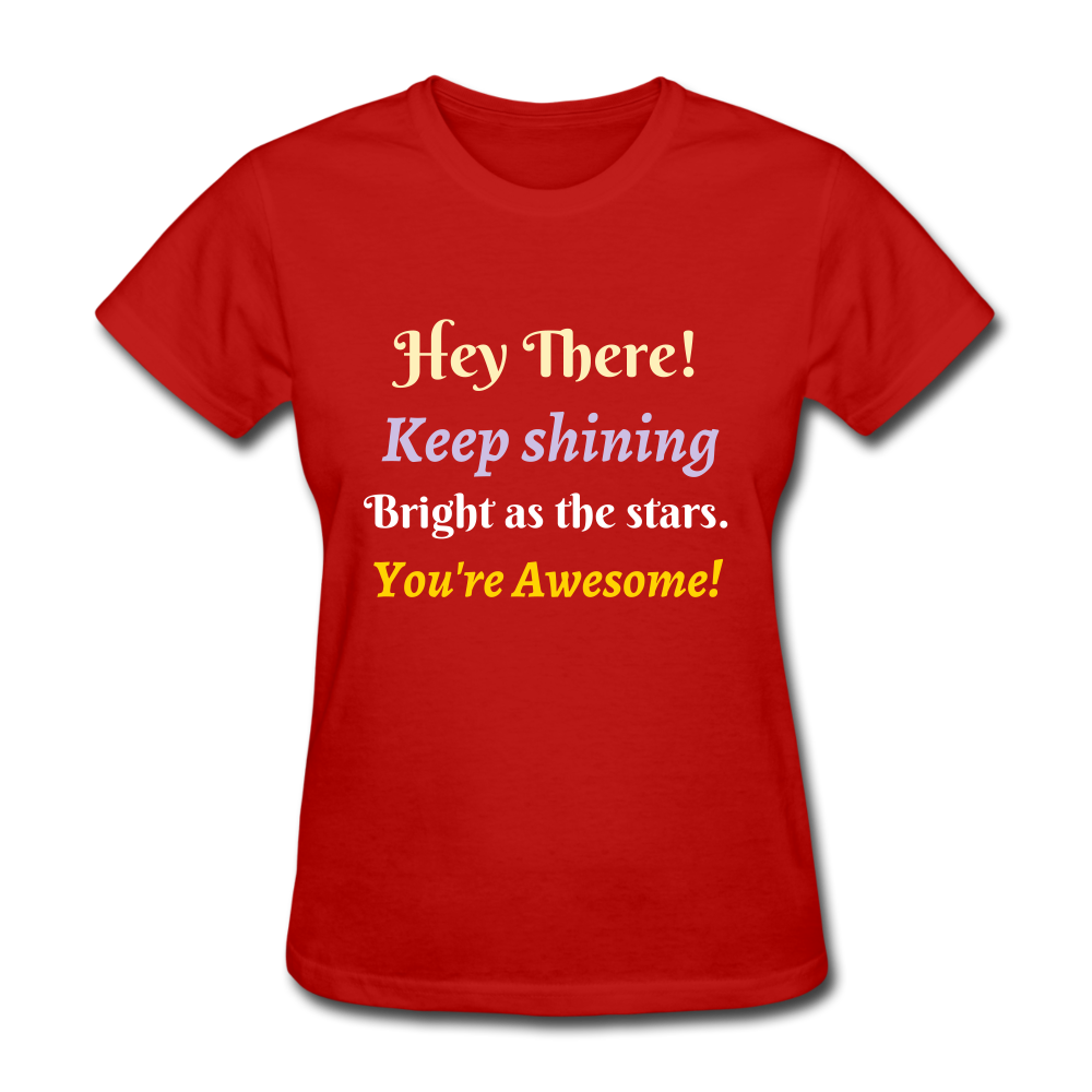 Hey There Women's T-Shirt - red
